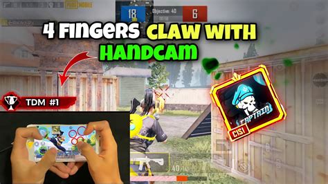 Best 4 Finger Claw Handcam Pubg With Gyroscope Pubg Best 4 Finger Claw