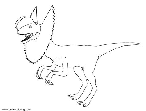 Jurassic World Dino Coloring Page