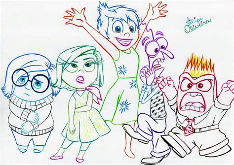 Emotions Disneypixar Inside Out By Filipeoliveira On Deviantart