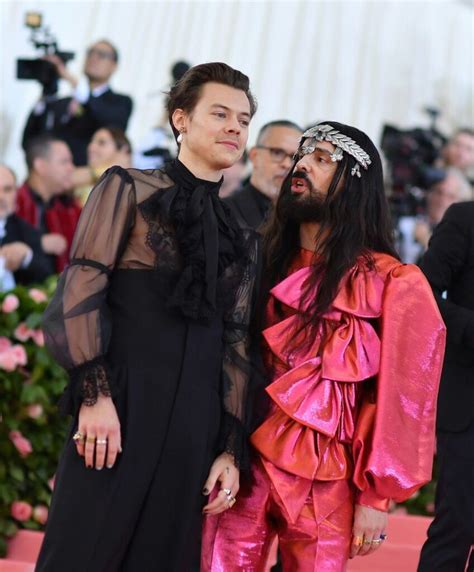 Harry Styles With Alessandro Michele At The Metgala Notes On Camp