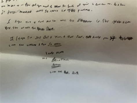 Need help deciphering father-in law’s final letter to my wife. : r