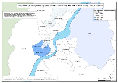 CAIN: Victims: Visualising the Conflict: Map Set 5: Killings by
