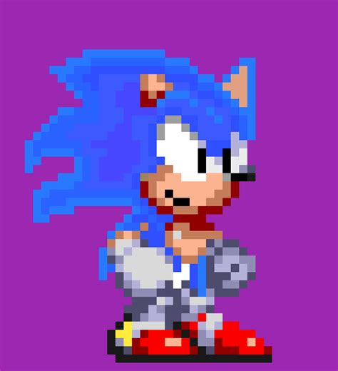 Pixilart Sonic Sprite By Sonic Speed