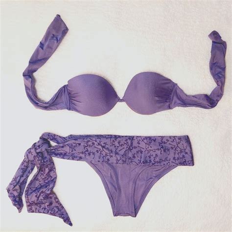 M The Movement Swim Sash Bottom Lavender Bikini Poshmark