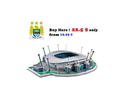 Etihad Stadium 3D Jigsaw Puzzles Model Sir NoomFootball Mgr