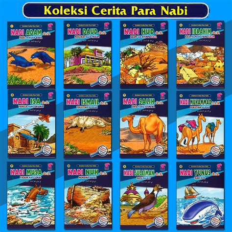 koleksi cerita  nabi buku cerita bahasa melayu tulisan jawi