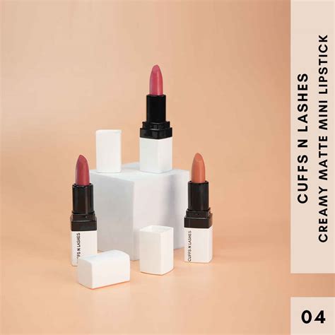 Cuffs N Lashes Doodle Lips Set Of 3 Lipsticks I Whimsy Whirl Nude Scribble Parchment Pout I