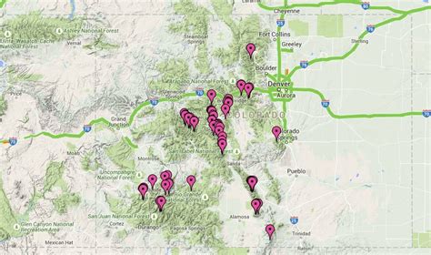 14000 Foot Peaks In Colorado Map Danica Dominique