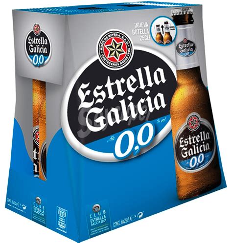 Estrella Galicia Cerveza 0 0 25cl X 6 Unidades