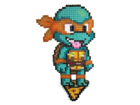 Teenage Mutant Ninja Turtles Perler Bead By Geekmythologycrafts Geek