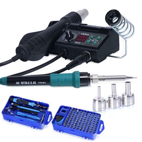 Yihua D In Soldering Iron W Hot Air Rework Station Bga Smd Repair Tools Temperature