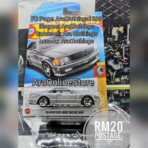 Hot Wheels Mainline Hw Turbo Mercedes Benz Sec Amg Shopee Singapore