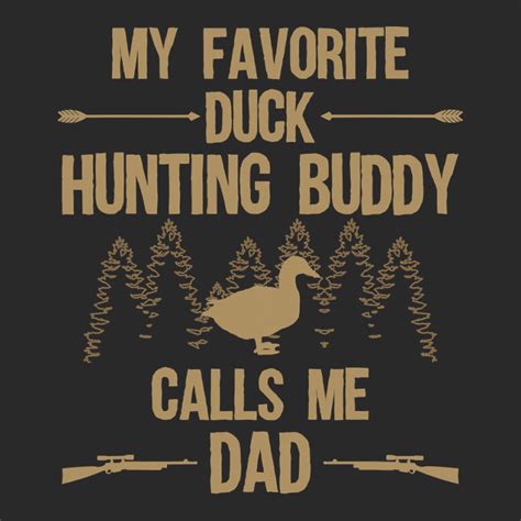 Duck Quack Mens Funny Hunting Buddy Graphic For Dads And Men Duck Hunt Printed Hat By