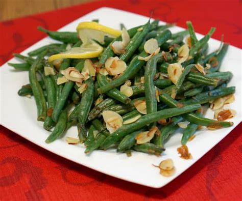 Haricots Verts Green Beans Amandine Curious Cuisiniere