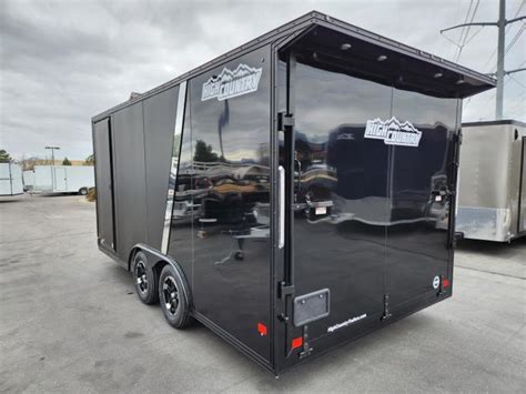 2024 High Country 8x16 85x16 Utv Enclosed Cargo All Aluminum