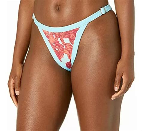 Maaji Parte Inferior De Bikini Para Mujer Azul Patchwork L Cuotas Sin Inter S