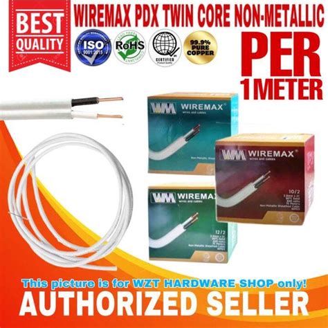 wiremax  pure copper wire pdx twin core  metallic wire