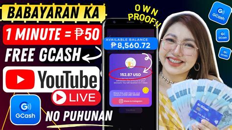 1 MIN 50 FREE GCASH BY WATCHING YOUTUBE VIDEOS DAILY PAYOUT