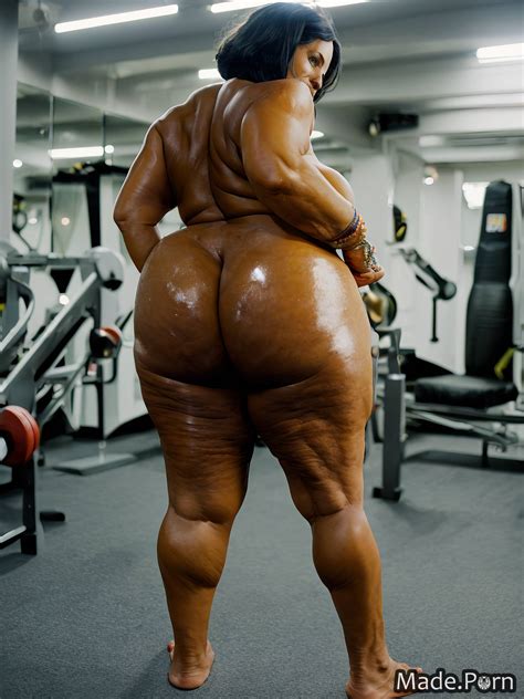 Porn Image Of Tall Big Hips Thighs Muscular Slutty Bodybuilder Created By AI