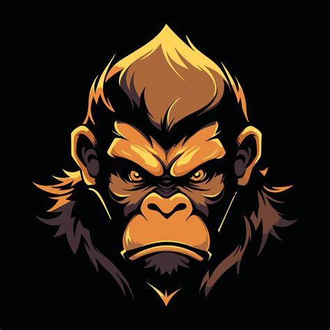 Gorilla Mascot Logo For Esport Gorilla T Shirt Design Gorilla Logo