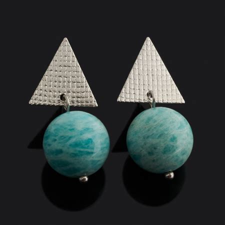 Купить серьги с амазонитом в интернет-магазине Минерал Маркет