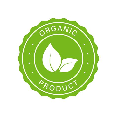 Bio Healthy Eco Food Sign 100 Percent Organic Green Icon Organic Food