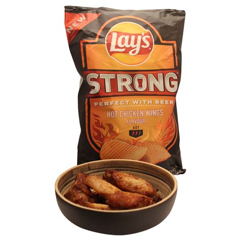 Lays Crisps Lays Chips Lays Strong Hot Chicken Wings Flavour Hot Lays Snack Chips