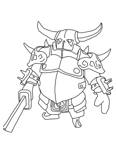 Clash Of Clans Coloring Pages