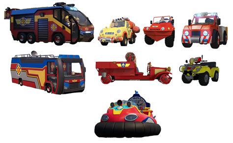 Pontypandy Fire Service Vehicles By Nicholasp1996 On Deviantart