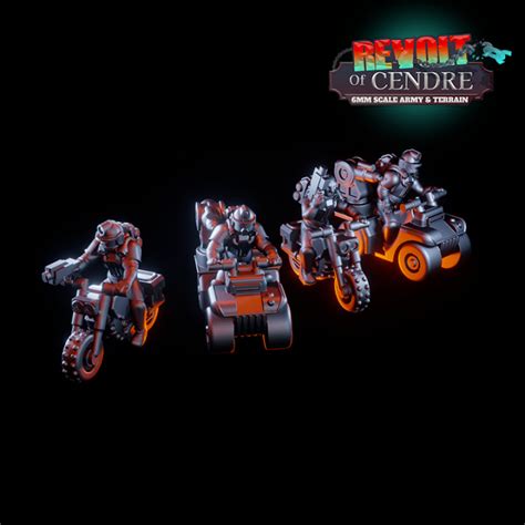 3D Printable Revolt Of Cendre Recon Team By Bishok