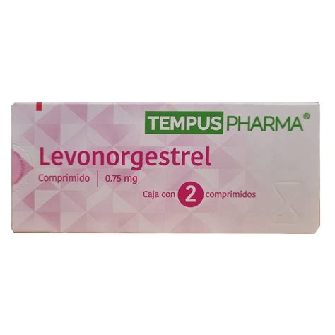 Levonorgestrel Tempus Pharma Mg Comprimidos Walmart