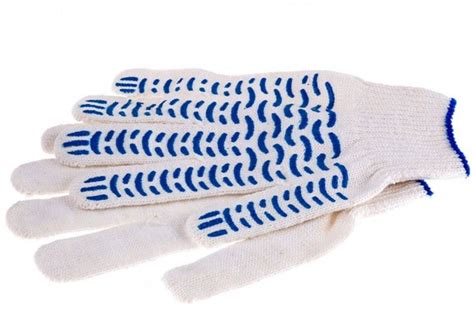 Перчатки хлопчатобумажные с ПВХ-напылением Россия 67716 - выгодная цена ...