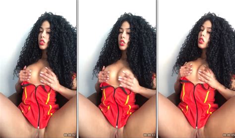 Mirian Gabriela Smoothing Her Tits With Her Shaved Pussy Hanging Out Cnn Amador