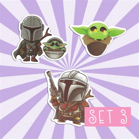 Baby Yoda Laptop Stickers - Amazing Sticker Co