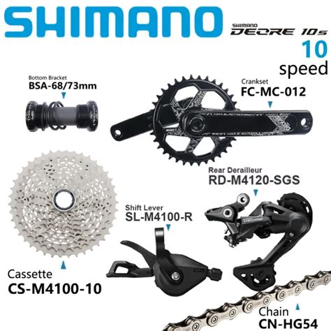 Shimano Deore M Groupset X Speed Mountain Bicycle M Shifter