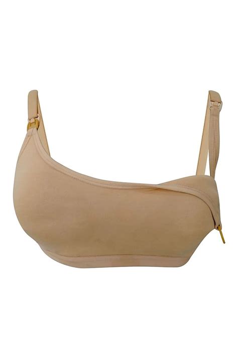 Buy Lightly Padded Non Wired Full Figure Maternity Bra In Nude Colour Cotton Rich Online India
