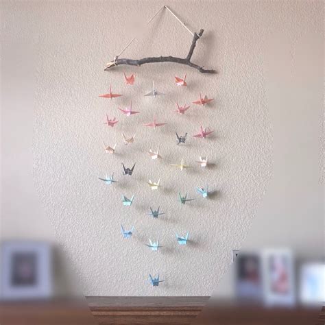 Custom Handmade Origami Mobile Wall Art Etsy