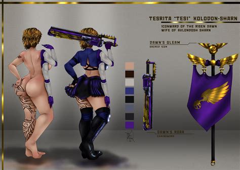 Commission Warhammer Tesi Back By AndromedaFae Hentai Foundry
