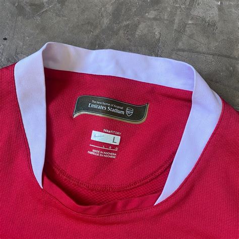 Nike Arsenal Fly Emirates Football Jersey Mens Fashion Activewear On