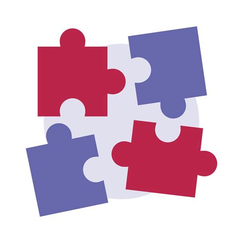 Four puzzle pieces on a white background. 35377509 Vector Art at Vecteezy