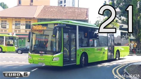 SBST Debut SG1796T On Service 21 MAN NL323F A22 Euro 6 Gemilang