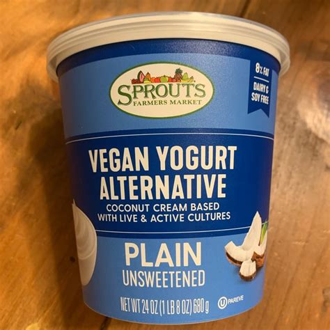 Sprouts Farmers Market Vegan Yogurt Alternative Plain Unsweetened Review Abillion