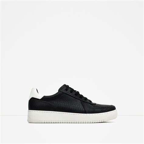 ZARA - МУЖЧИНЫ - КРОССОВКИ СО ЗМЕИНЫМ ПРИНТОМ | Zapatillas, Zapatos ...