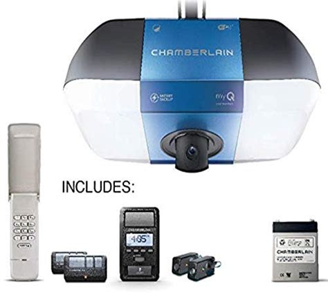 Chamberlain B T Smart Garage Door Opener W Built In Hd Camera