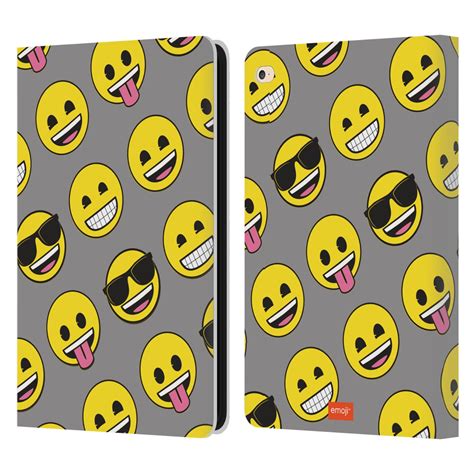 OFFICIAL EMOJI FLAT LEATHER BOOK WALLET CASE COVER FOR APPLE iPAD | eBay