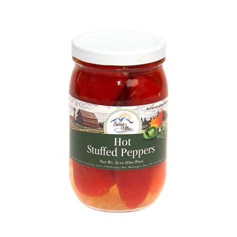 Hot Stuffed Peppers Oz Pint Swiss Villa LLC