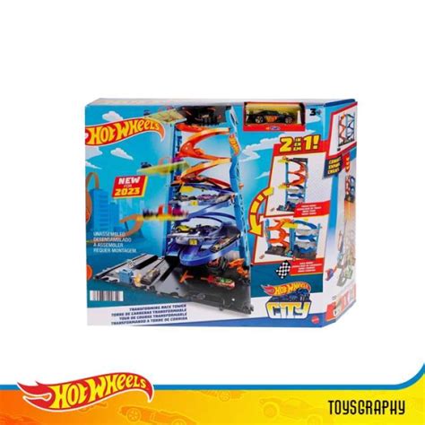 Promo Hot Wheels City Transforming Race Tower Playset Track Hotwheels In Diskon Di Seller