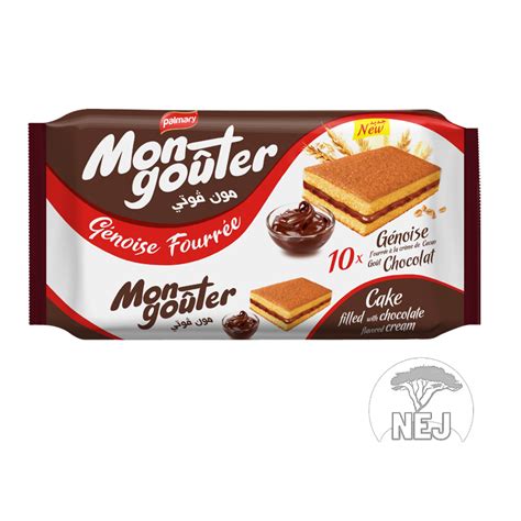 Cake Mon Goûter fourré à la crème de cacao goût Chocolat NEJ Sarl