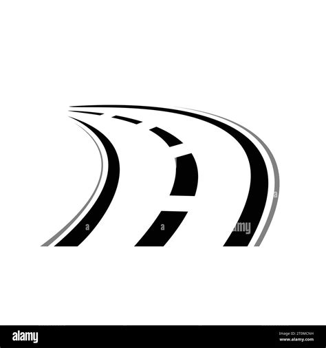 Road And Logistic Transportation Logo Vector Illustration Stock Vector