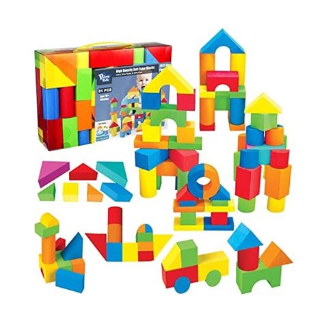 Pairez Toys Lot De 81 Blocs De Construction En Mousse Pour Tout Pet